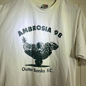 Fruit of the Loom 98 White Graphic Men's Shirt